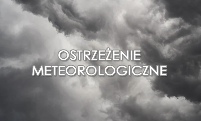 Ostrzeżenie przed burzami z gradem