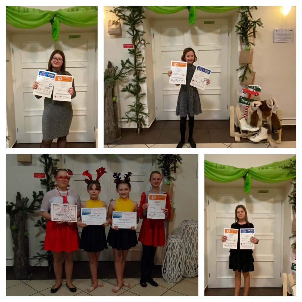 Wesołe Nutki i Klub Piosenki Ballo z sukcesami na międzynarodowych festiwalach online