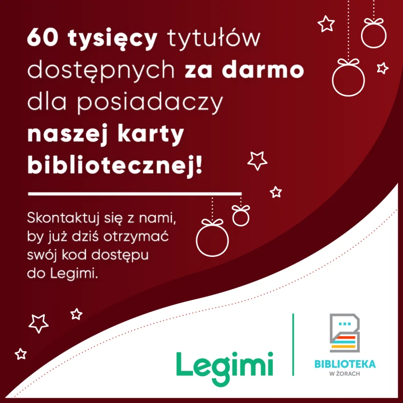 Ostatnia szansa na darmowe ebooki dla posiadaczy żorskiej karty bibliotecznej