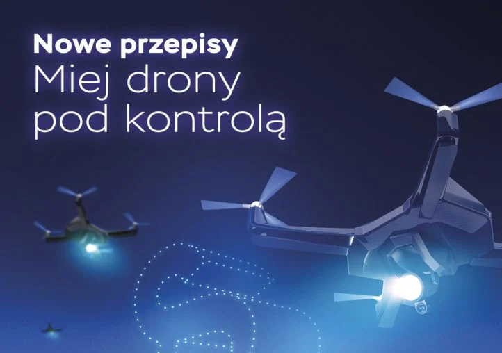 Miej drony pod kontrolą - od 31 grudnia nowe przepisy. Metropolia włącza się w kampanię informacyjną