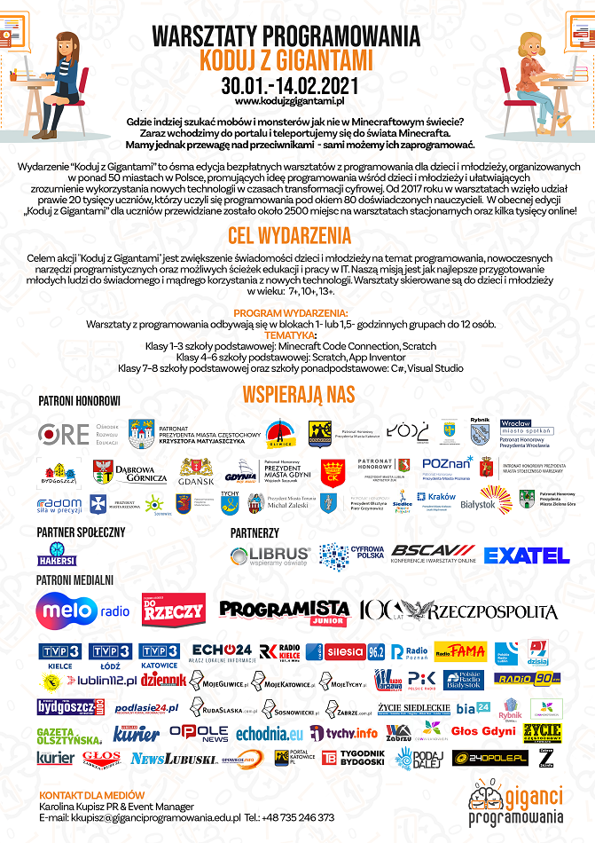 Monsteriada "Koduj z Gigantami" - ruszyła rejestracja!