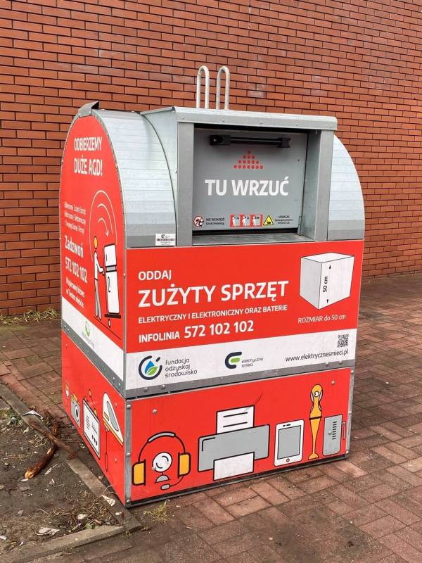 Pojemniki na elektryczne śmieci także w Tychach
