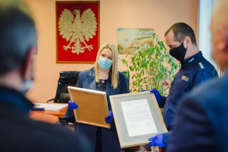 Podziękowanie za obywatelską postawę