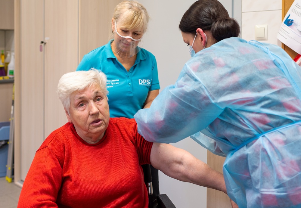 Pensjonariusze DPS Dla Dorosłych zaszczepieni