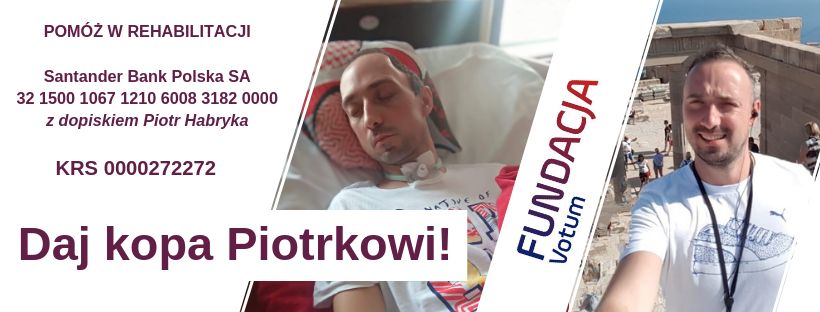 "Daj kopa Piotrkowi". Pomóż w walce o powrót do zdrowia!