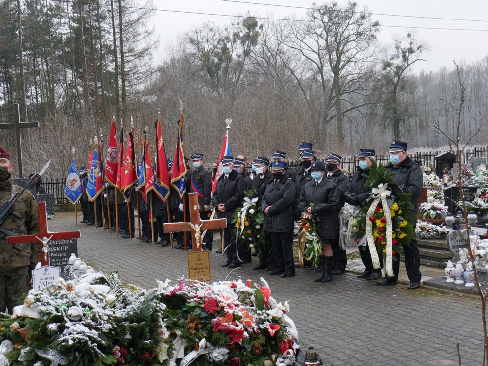 Ostatnie pożegnanie Naczelnika Wydziału Zarządzania Bezpieczeństwem Wiesława Kawali