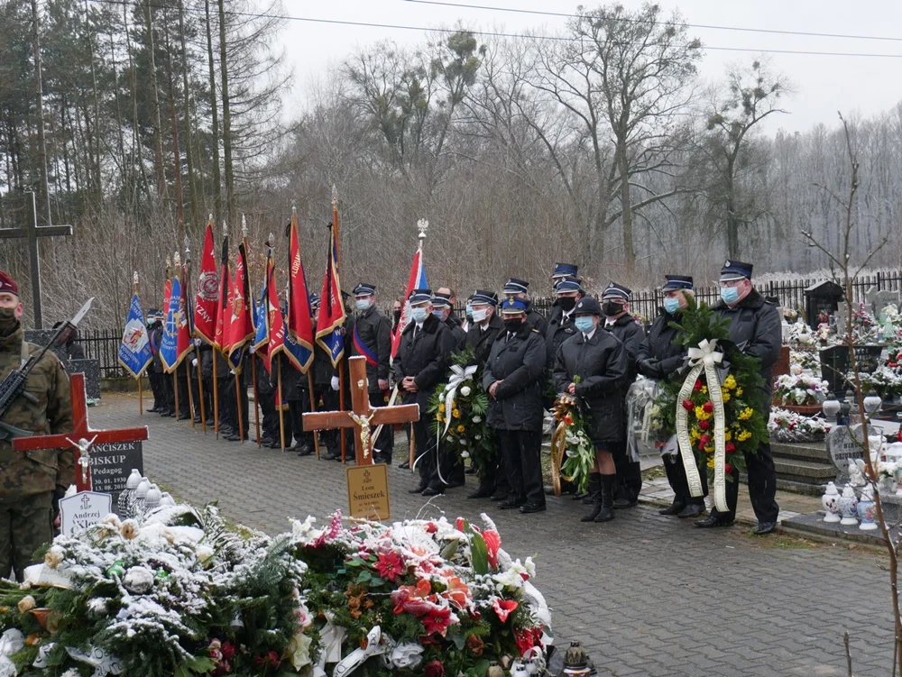 Ostatnie pożegnanie Naczelnika Wydziału Zarządzania Bezpieczeństwem Wiesława Kawali