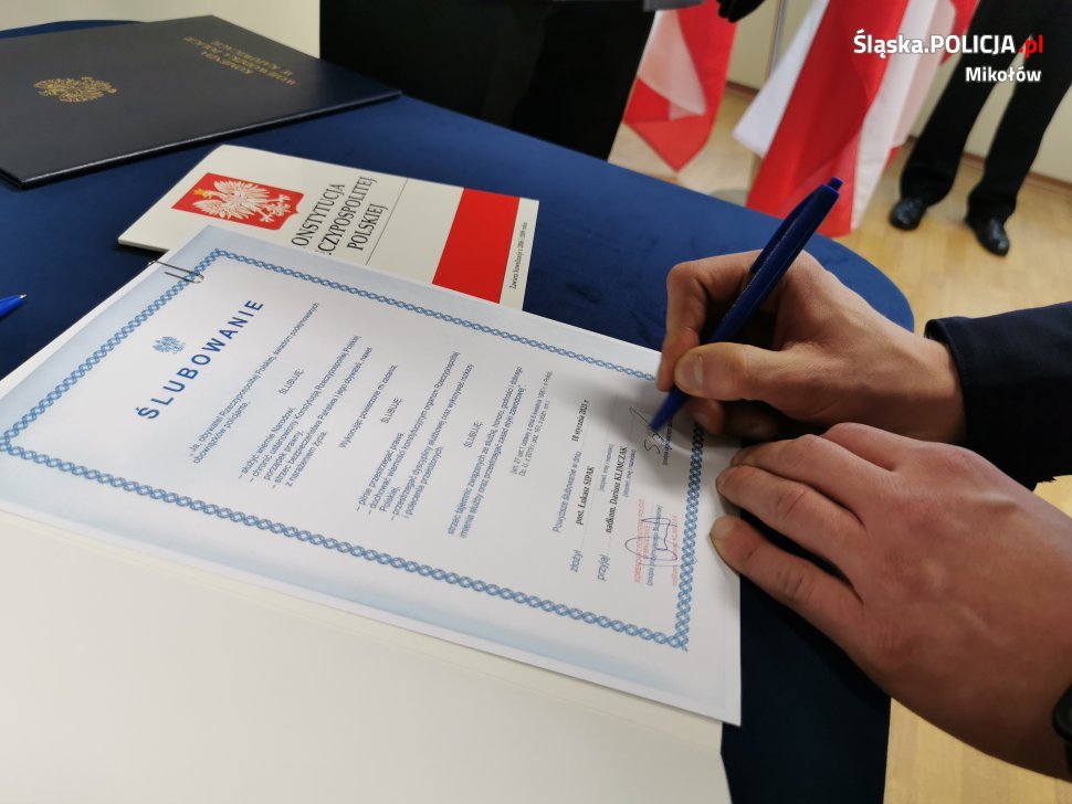 Nowy rok i nowi policjanci