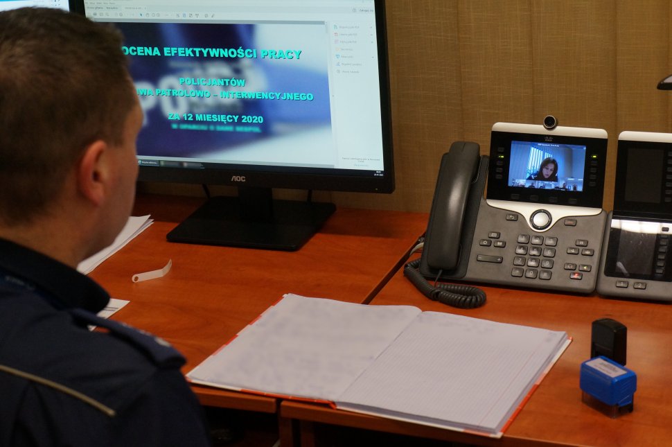 W Komendzie Miejskiej Policji w Świętochłowicach odbyła się odprawa roczna