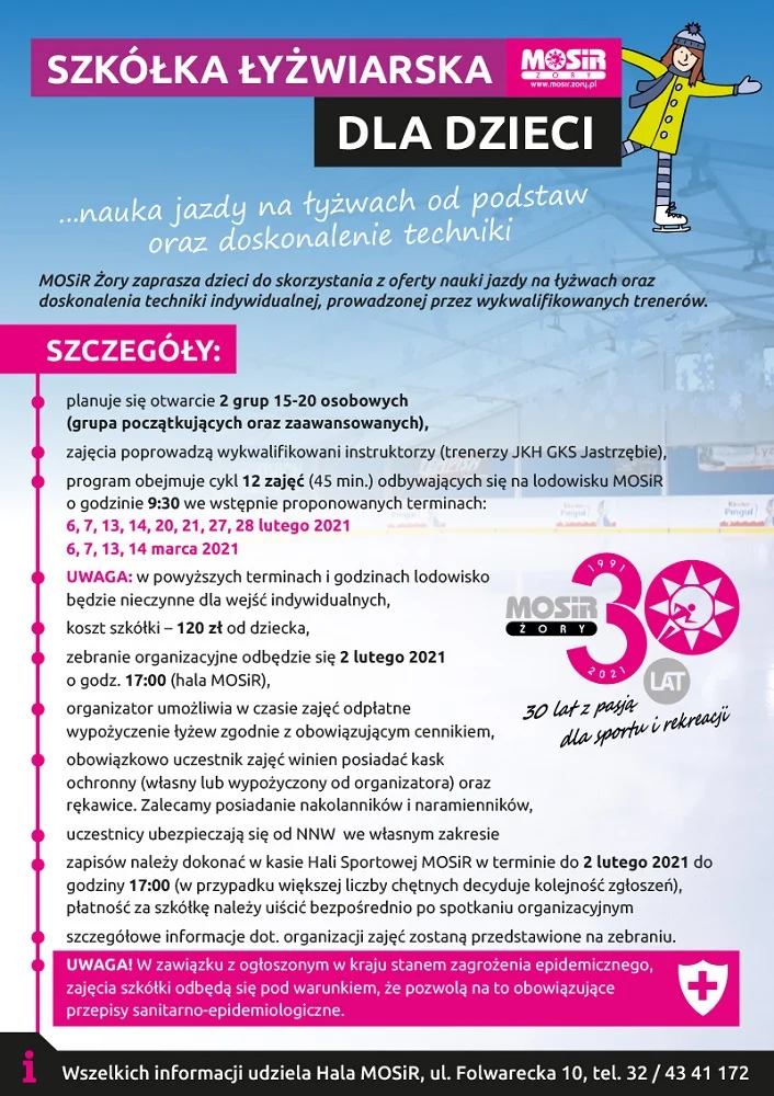 Szkółka łyżwiarska dla dzieci