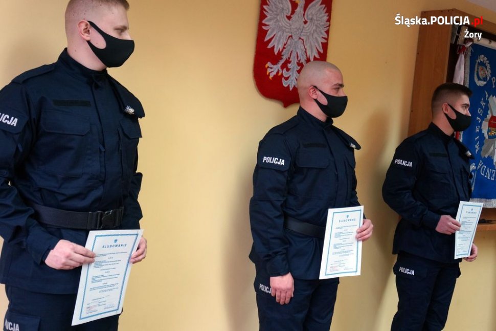 Nowo przyjęci policjanci złożyli ślubowanie