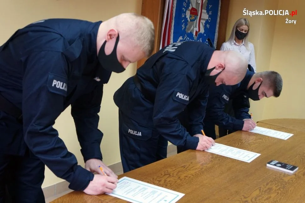 Nowo przyjęci policjanci złożyli ślubowanie
