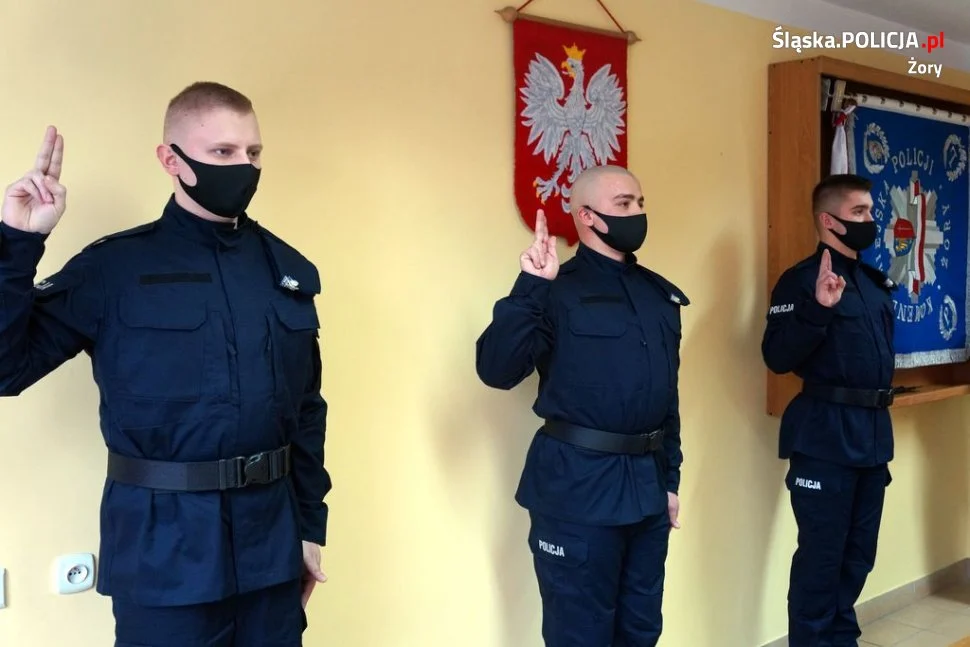 Nowo przyjęci policjanci złożyli ślubowanie