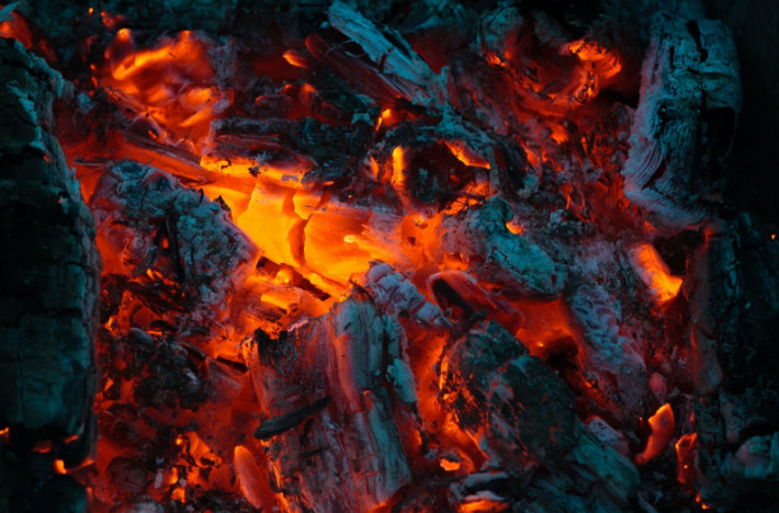 Skład węgla obok Andrychowa