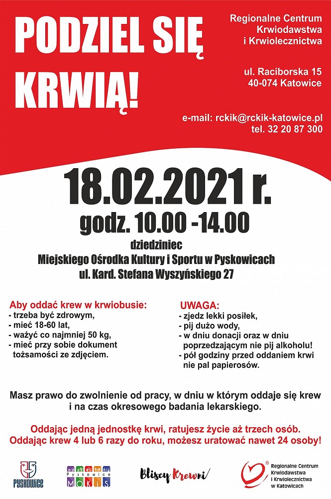 Podziel się tym, co najcenniejsze - akcja oodawania krwi