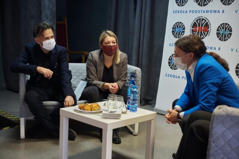 Erasmusi ZSS na spotkaniu z posłem Parlamentu Europejskiego