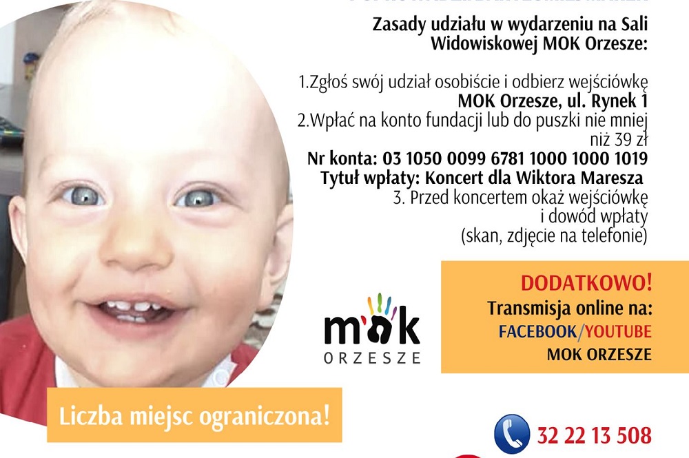 "Gramy dla Wiktorka" - koncert charytatywny