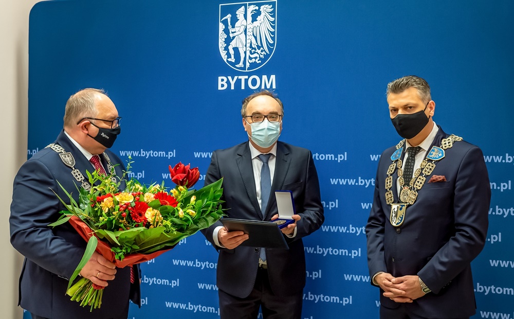 Medal Miasta Bytomia dla Jerzego Jaroszewicza