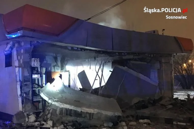 Dwie osoby zostały ranne w wyniku wybuchu na terenie stacji benzynowej w Sosnowcu