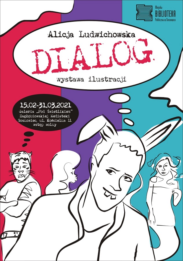 Ilustracje z cyklu "Dialog" już od 15 lutego w Mediatece