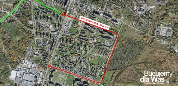 Prace trwają. Nowa linia tramwajowa w Zagórzu