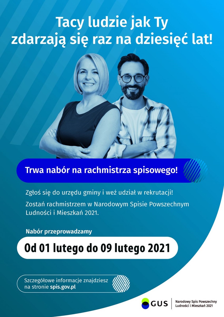 Narodowy Spis Powszechny - nabór rachmistrzów terenowych