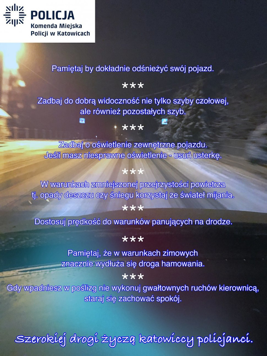 Policjanci apelują o ostrożność na drogach