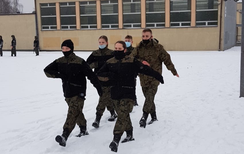 Mundurowi z II LO w akcji