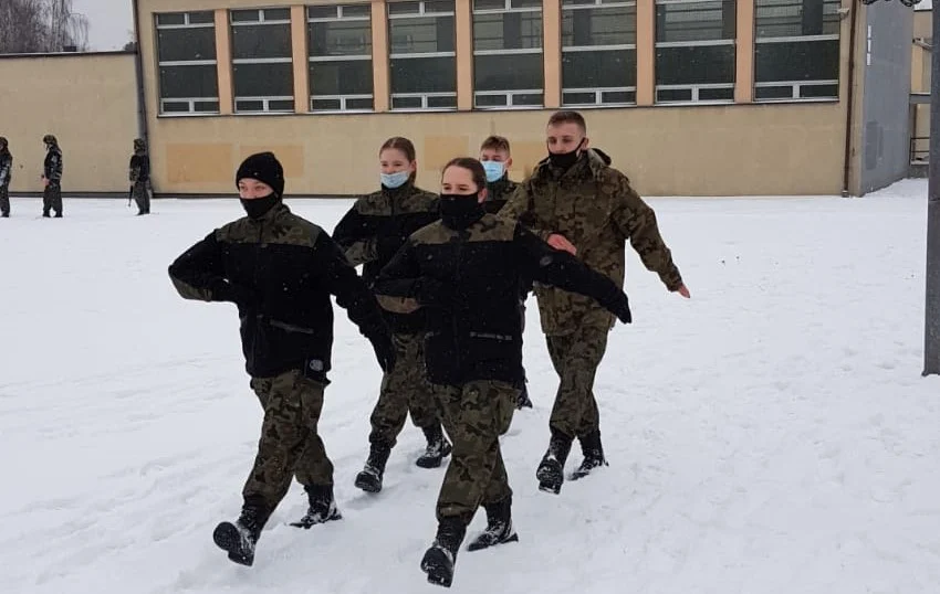 Mundurowi z II LO w akcji
