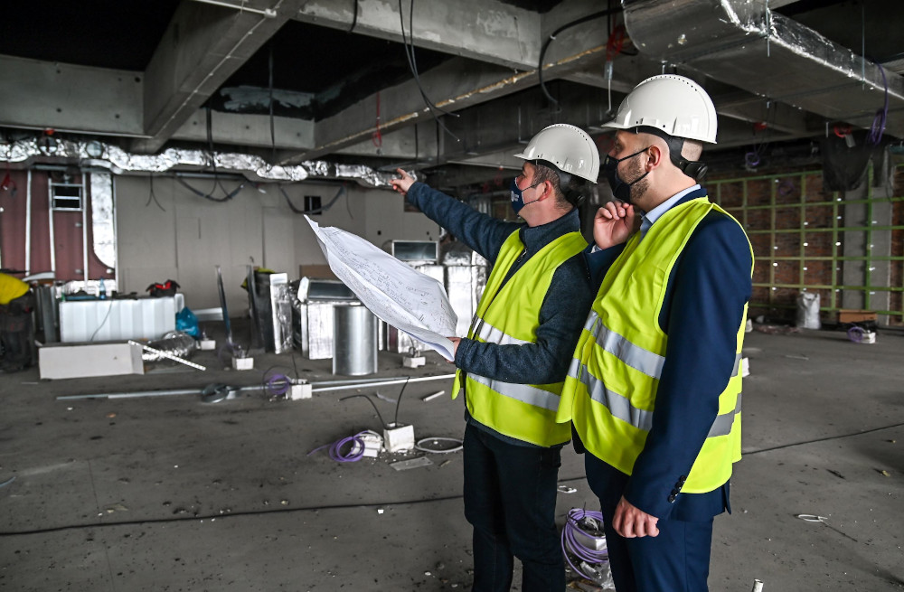 Stadion Śląski z nowymi przestrzeniami. Trwa rozbudowa Centrum Konferencyjno-Biznesowego