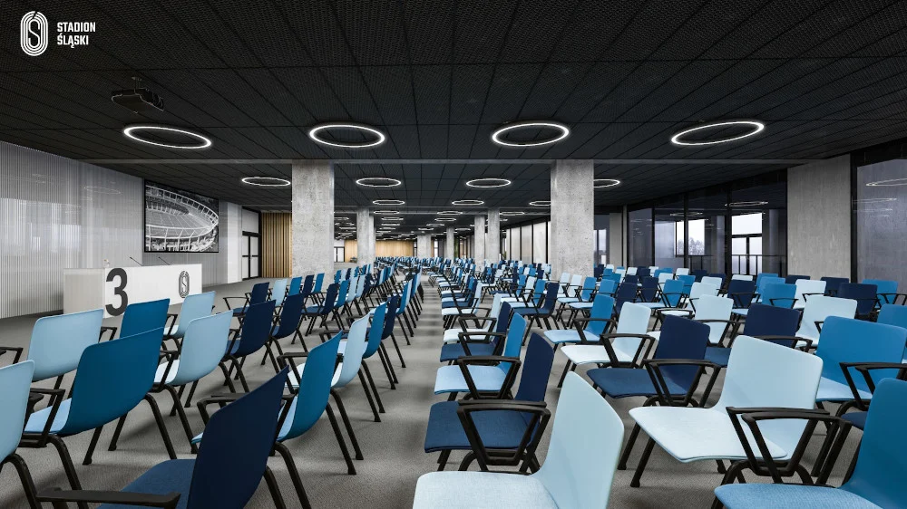 Stadion Śląski z nowymi przestrzeniami. Trwa rozbudowa Centrum Konferencyjno-Biznesowego