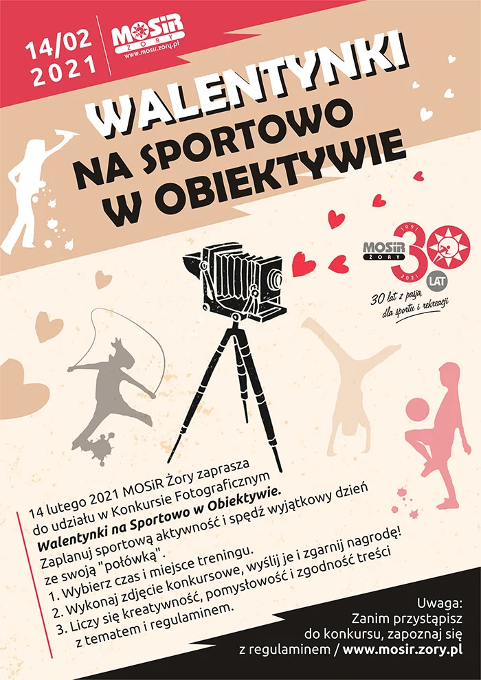 Konkurs "Walentynki na sportowo w obiektywie"