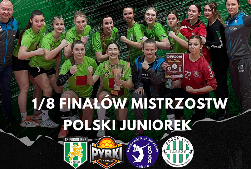 Piłkarki ręczne z Żor walczą w 1/8 Mistrzostw Polski Juniorek! Zobacz mecze online