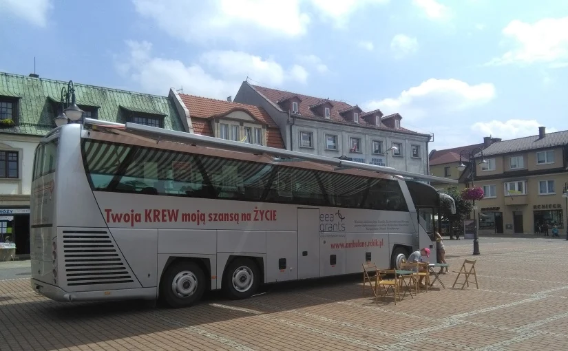Już dziś oddaj krew na żorskim rynku!