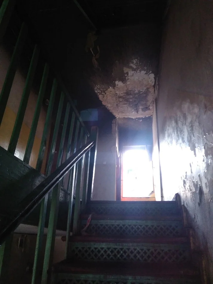 Pożar mieszkania przy ul. Górnicze 1