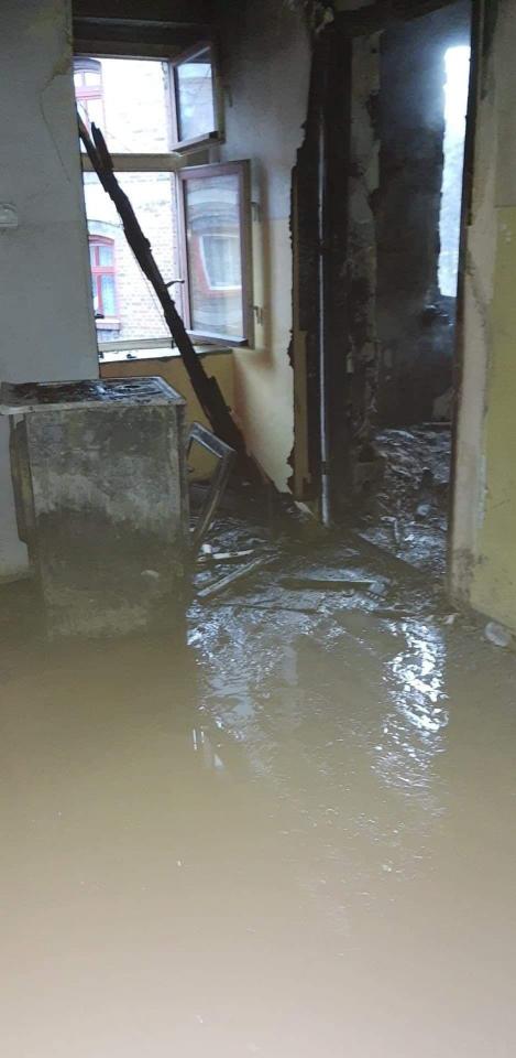 Pożar mieszkania przy ul. Górnicze 3
