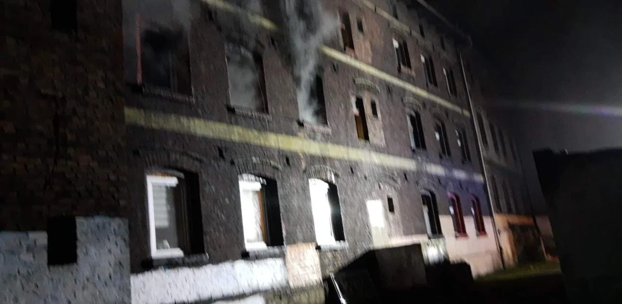 Pożar mieszkania przy ul. Górnicze 4