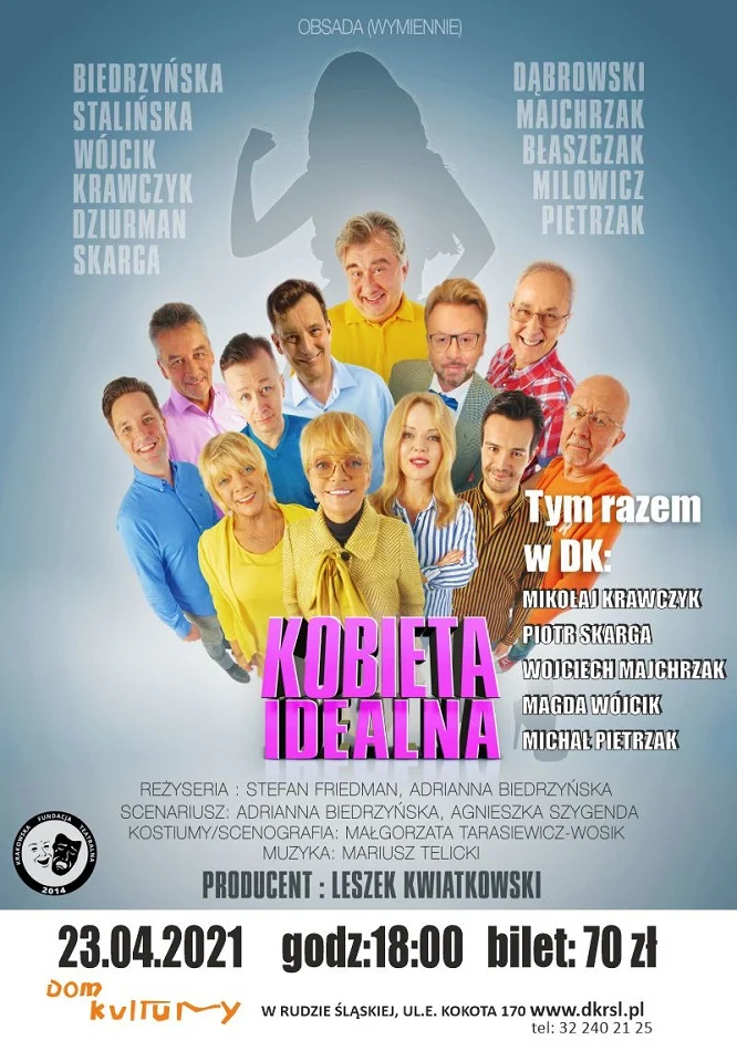 Spektakl teatralny "Kobieta Idealna" w DK Bielszowice