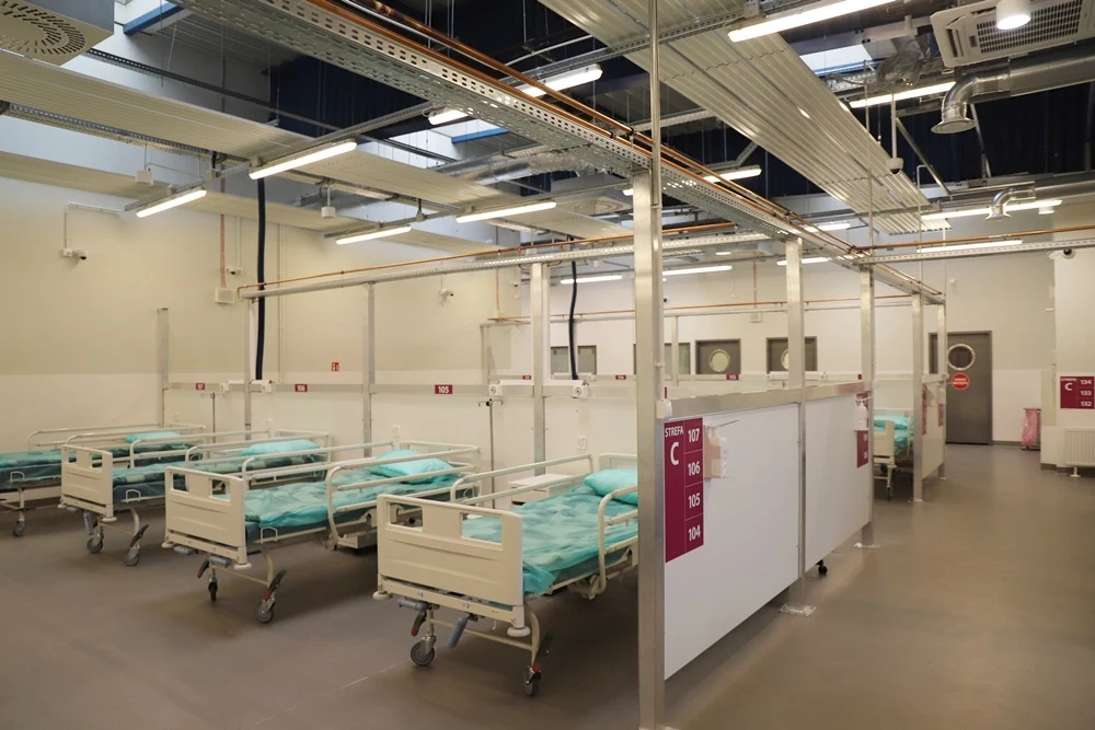 Za kilka dni uruchomiony będzie kolejny szpital tymczasowy w województwie śląskim
