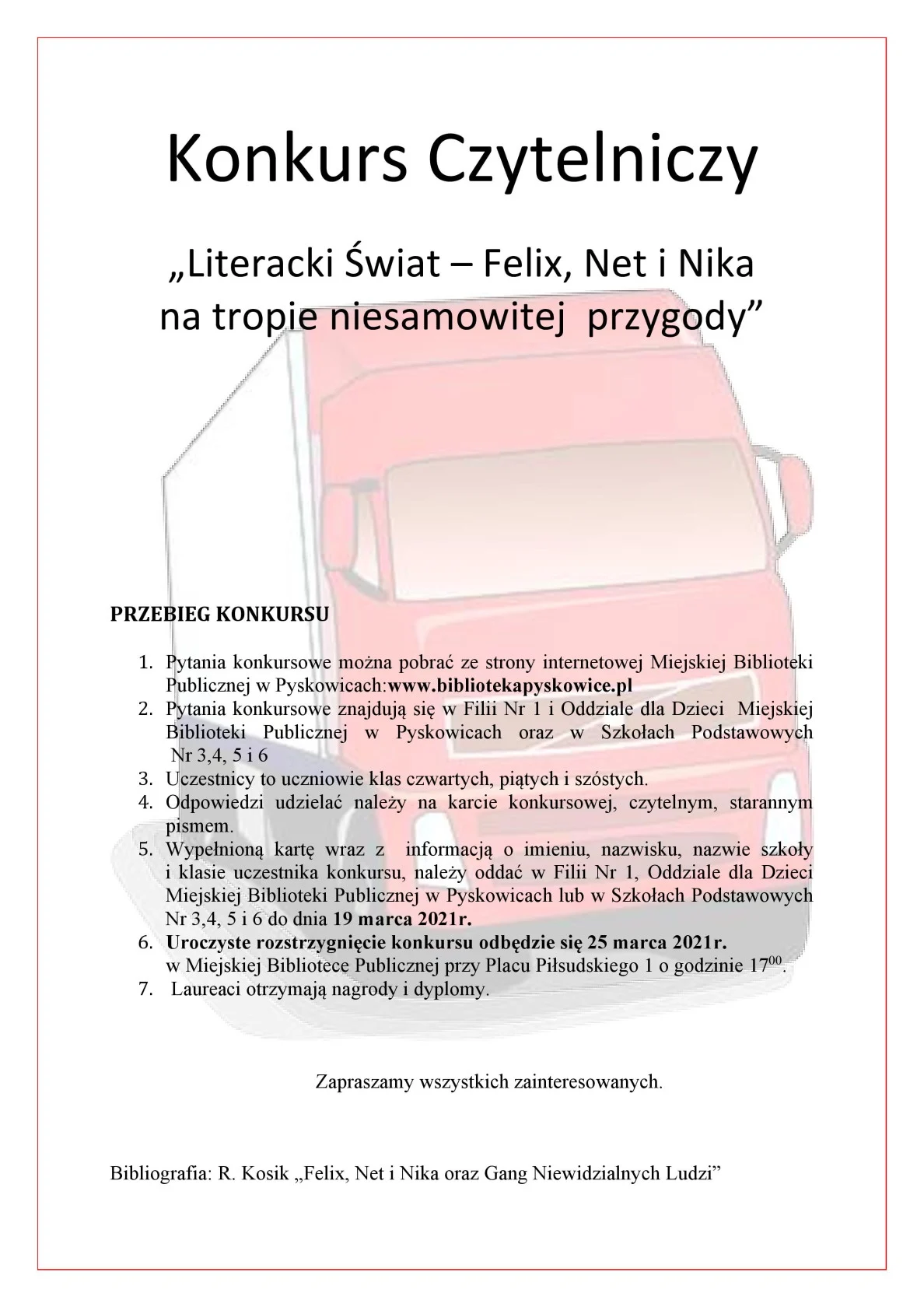 Literacki Świat – Felix, Net i Nikamna tropie niesamowitej przygody
