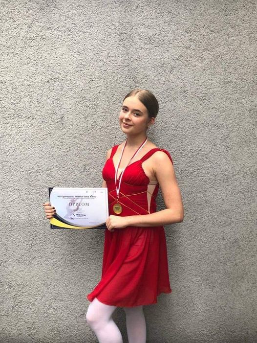 Zuzanna Wójtowicz z Mirażu ze złotym medalem