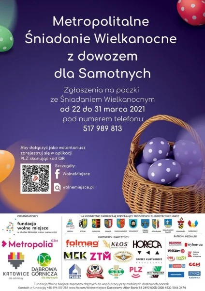 Zapisy na paczki ze Śniadaniem Wielkanocnym - rusza infolinia