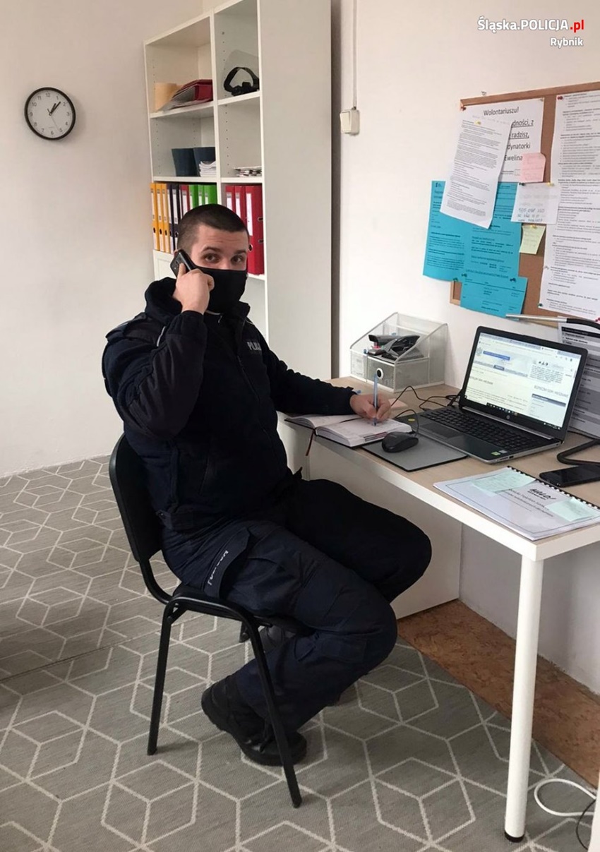 Rybnicki Telefon Zaufania - policjanci i pracownicy dla seniorów