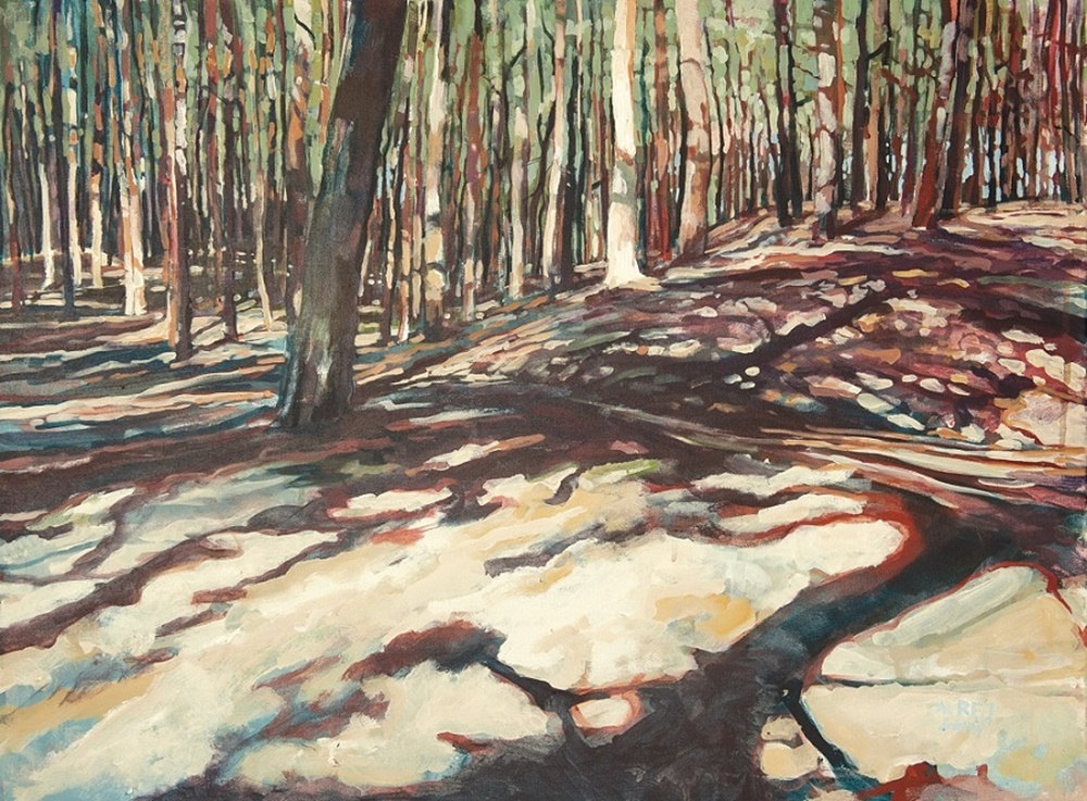 Dom Kultury Chwałowice zaprasza na wystawę malarstwa Aleksandry Rey pt. "Prześwity"