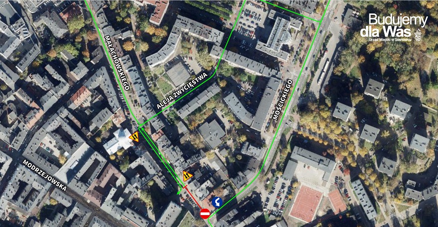 Zmiany i utrudnienia na sosnowieckich drogach