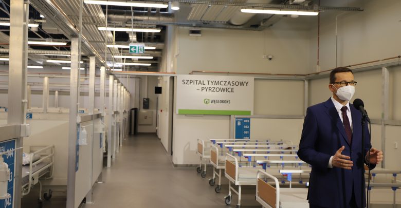 Szpital tymczasowy w Pyrzowicach przyjął dzisiaj pierwszych pacjentów [FOTO]