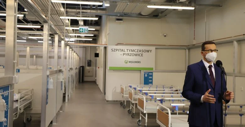 Szpital tymczasowy w Pyrzowicach przyjął dzisiaj pierwszych pacjentów [FOTO]