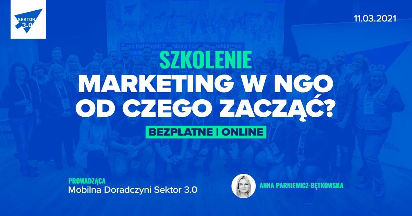 Bezpłatne szkolenie: Marketing w NGO - od czego zacząć?