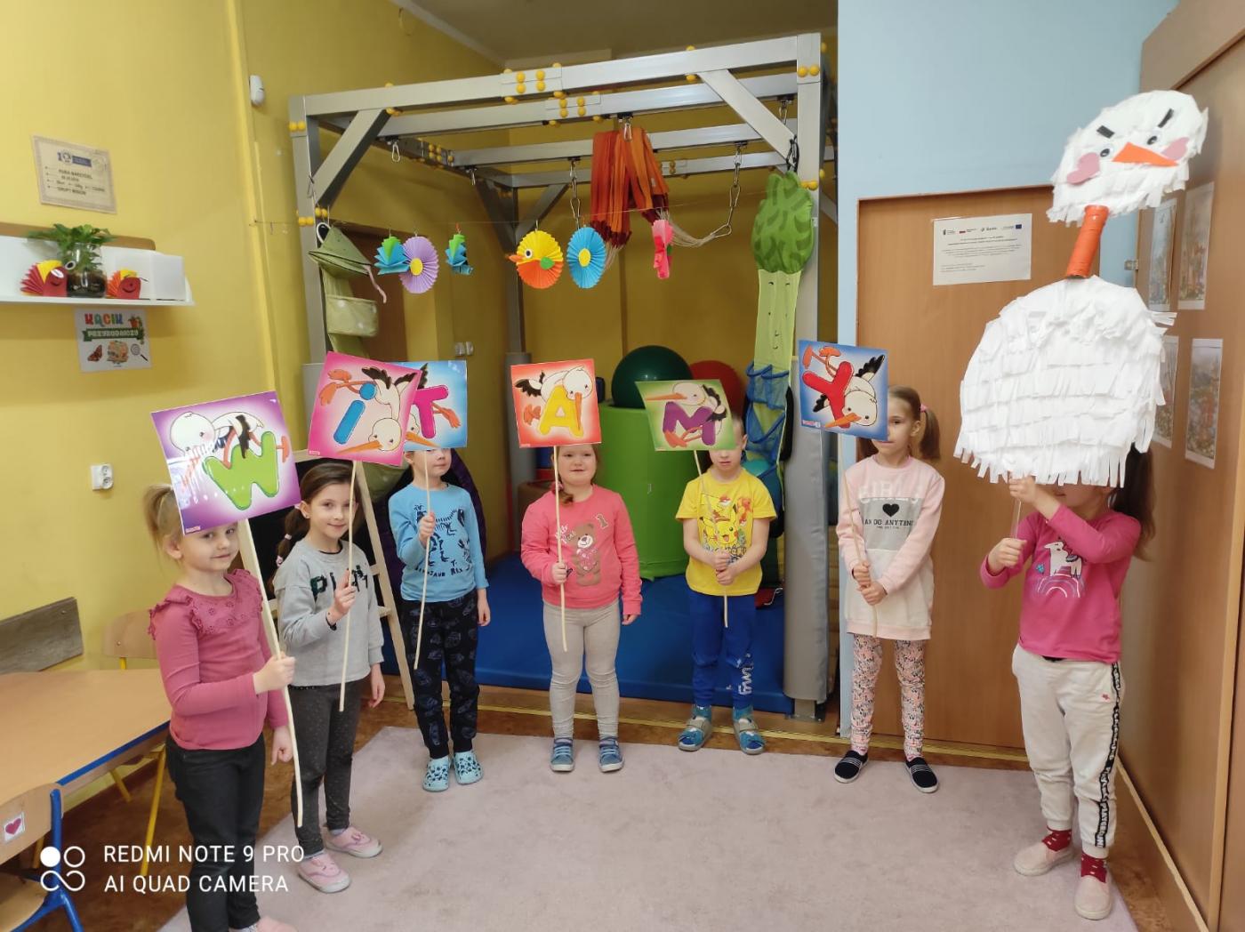 Przedszkolaki z PM nr 12 witają wiosnę