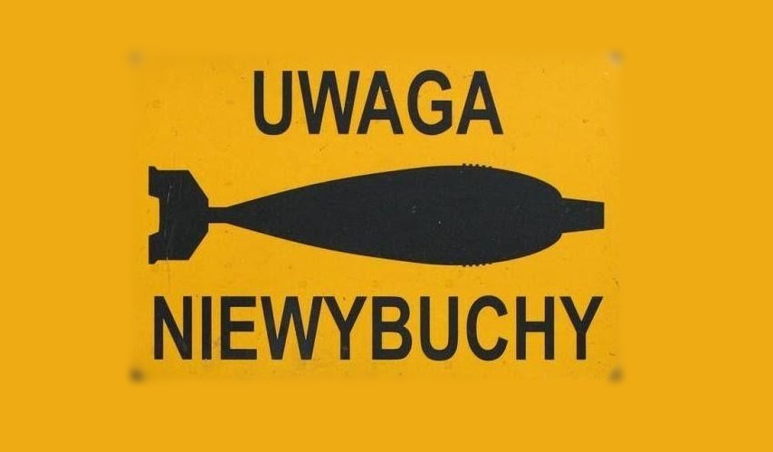 Przy ulicy Leśnej w Chorzowie, w pobliżu skupu surowców wtórnych, wykryto niewybuch